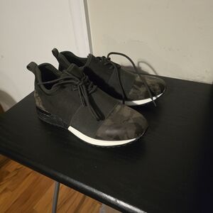 Steve Madden Black and Green Women's Sneakers